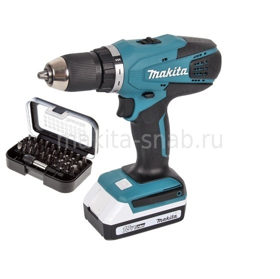 Аккумуляторная дрель-шуруповерт Makita DF347DWEX8