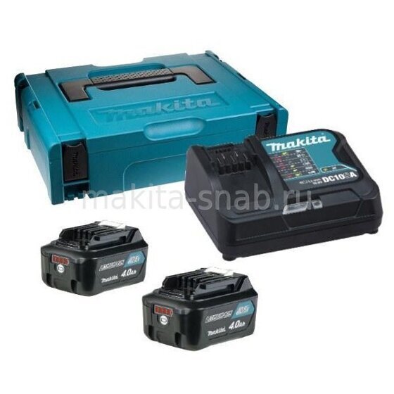 Набор PowerPack BL1040 – 2 шт + зарядное устройство DC10SA Makita 197637-3