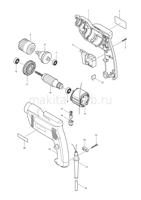 Деталировка(Запчасти) Makita 6408