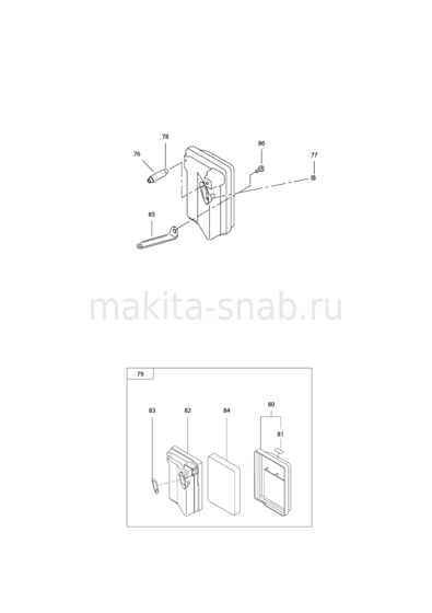 Деталировка(Запчасти) Makita EG241A 1246249905