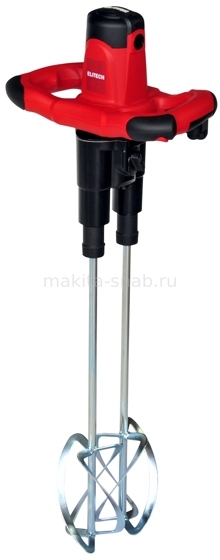 Миксер,1600Вт,QUICK-FIX,0-540/790об/мин,7.6кг,кор,2мешалки ELITECH МС 1600ЭД2 (E2208.017.01)