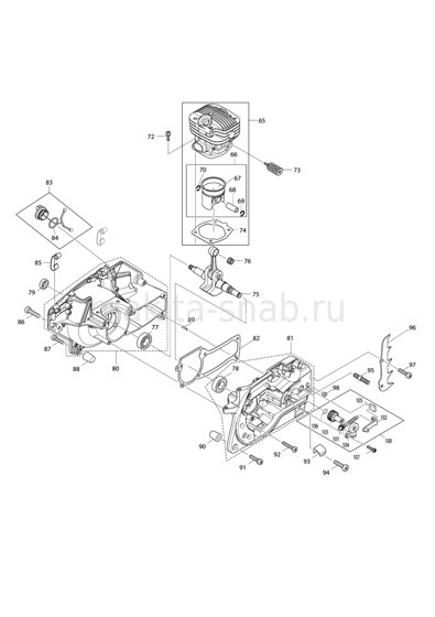 Деталировка(Запчасти) Makita DCS500 1232879305