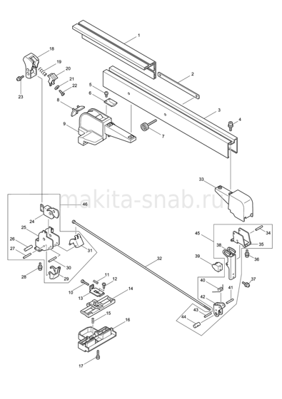 Деталировка(Запчасти) Makita 122739-6