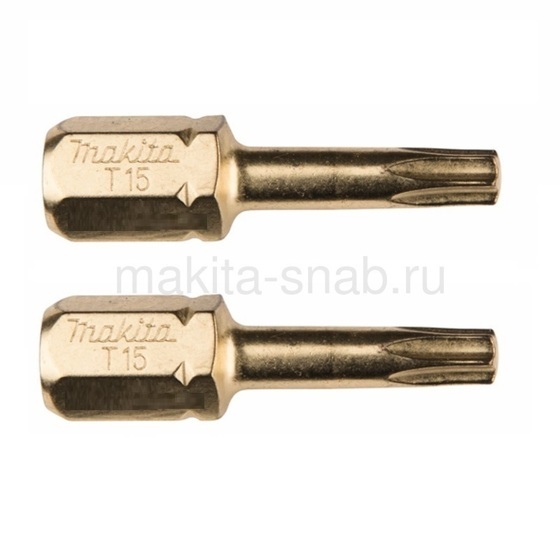 Насадка Impact Gold T15, 25 мм, C-form, 2 шт. Makita B-28400