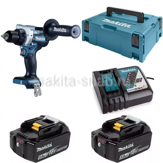 Аккумуляторная дрель-шуруповерт Makita DDF486RTJ 1549916509