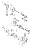 Деталировка(Запчасти) Makita HP2032