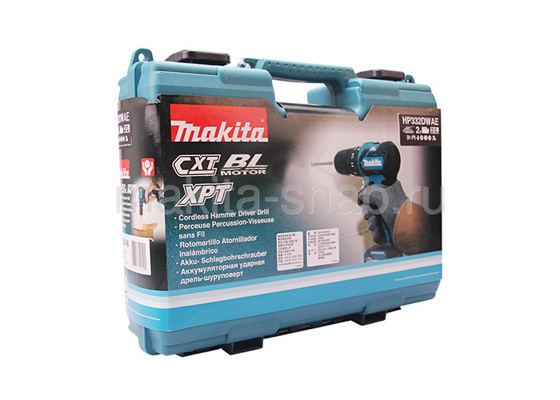 Аккумуляторная ударная дрель-шуруповерт Makita HP332DWAE 1549429302