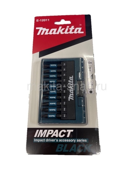 Набор бит Impact Black 50 мм 10 шт. Makita E-12011 1788179707