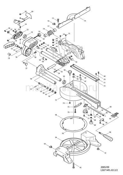 Деталировка(Запчасти) Makita LS0714FL 1276973905