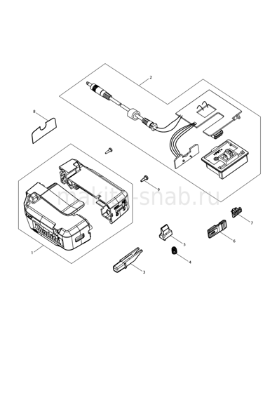 Деталировка(Запчасти) Makita 198634-2