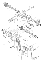 Деталировка(Запчасти) Makita DP4001