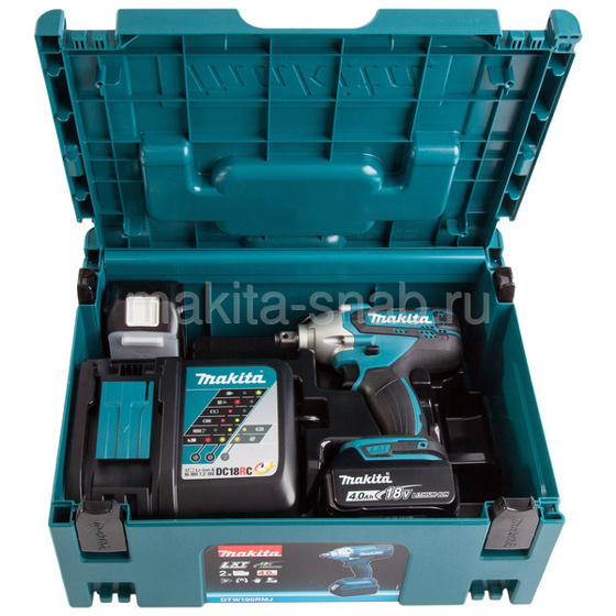 Аккумуляторный ударный гайковерт Makita DTW190RME 1010750907