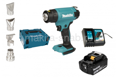 Аккумуляторный термопистолет (Фен) Makita DHG181RT1J 3436550309