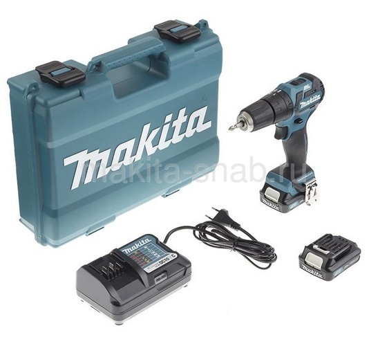 Аккумуляторная ударная дрель-шуруповерт Makita HP332DWAE