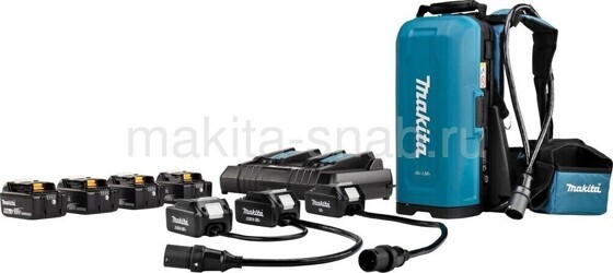 Адаптер ранцевый для аккумуляторов PDC01 (BL1850Bx4шт.,DC18RD) Makita 191C90-3 1680487711