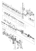 Деталировка(Запчасти) Makita HR2470FT