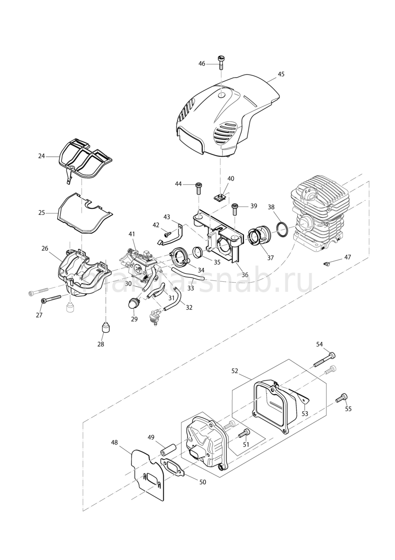 Деталировка(Запчасти) Makita EA3202S 1246188905