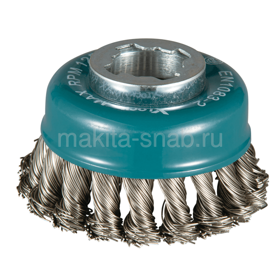 Щетка проволочная чашечная X-lock Makita D-73330