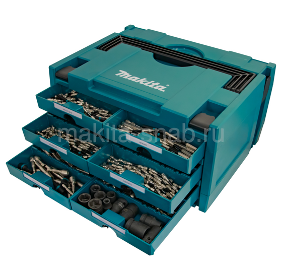 Кейс MAKPAC 6 выдвижных отсека Makita P-84333 2361745110