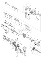 Деталировка(Запчасти) Makita HR2650