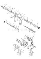 Деталировка(Запчасти) Makita HR160D