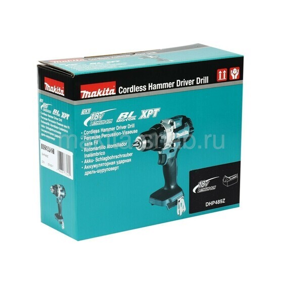 Аккумуляторная Ударная дрель-шуруповерт Makita DHP489Z 2289146910