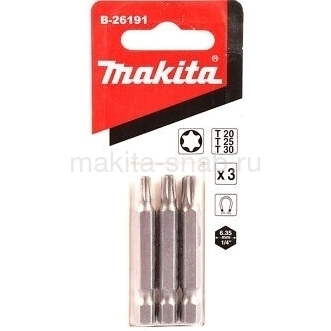 Насадка T20/T25/T30 Makita B-26191