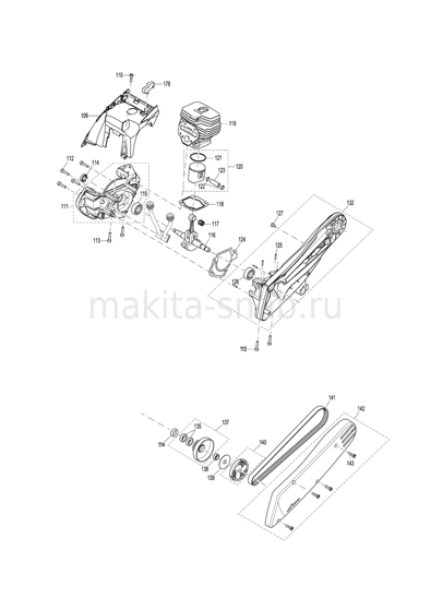 Деталировка(Запчасти) Makita EK6100 1246368105