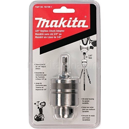 Быстрозажимной патрон 3/8 – 24 UNF 10 мм с адаптером 1\4 Makita 763198-1 906039505