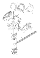 Деталировка(Запчасти) Makita UH6570