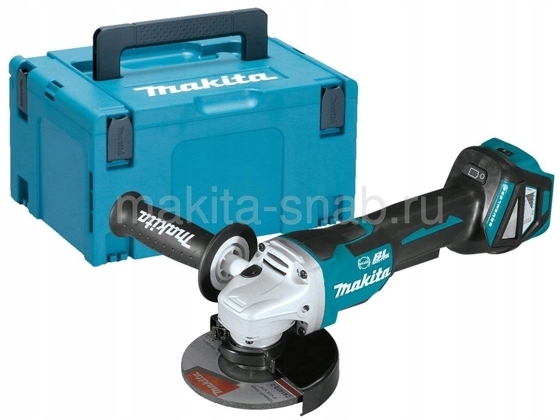 Аккумуляторная углошлифовальная машина Makita DGA517ZJ