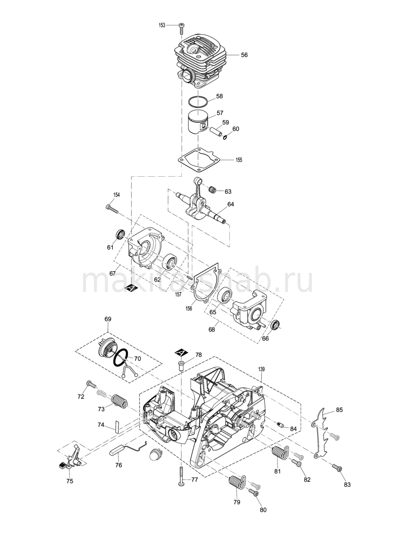 Деталировка(Запчасти) Makita EA3502S 1246195505