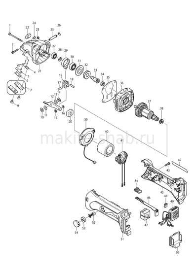 Деталировка(Запчасти) Makita DJS100