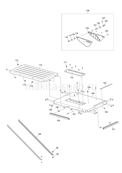 Деталировка(Запчасти) Makita 2712 1142386305