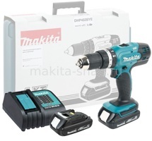 Аккумуляторная ударная дрель-шуруповерт Makita DHP453SYE
