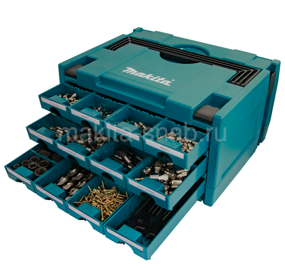 Кейс MAKPAC 12 выдвижных отсека Makita P-84327 2361740510